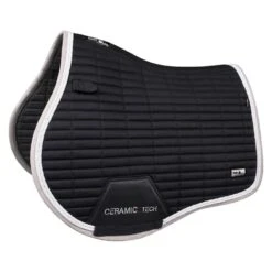 Fair Play Quartz Ceramic Jump Saddle Pad - Black