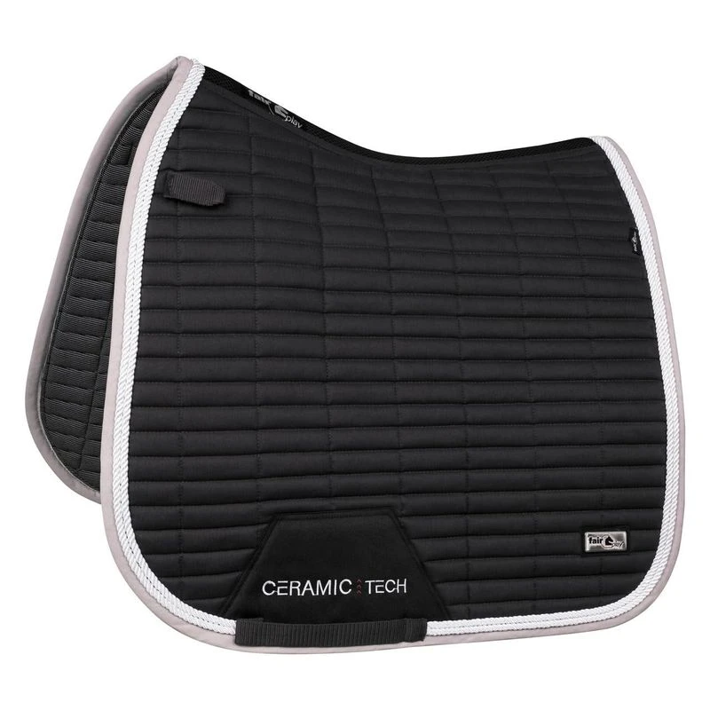 Fair Play Quartz Ceramic Dressage Saddle Pad - Black 3 Fair Play Quartz Ceramic Dressage Saddle Pad - Black
