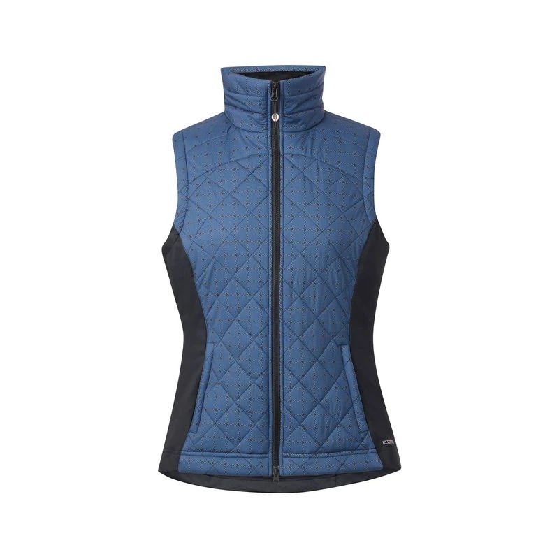 Kerrits Women's Full Motion Quilted Vest - Lake Herringbone Plaid 3 Kerrits Women's Full Motion Quilted Vest - Lake Herringbone Plaid