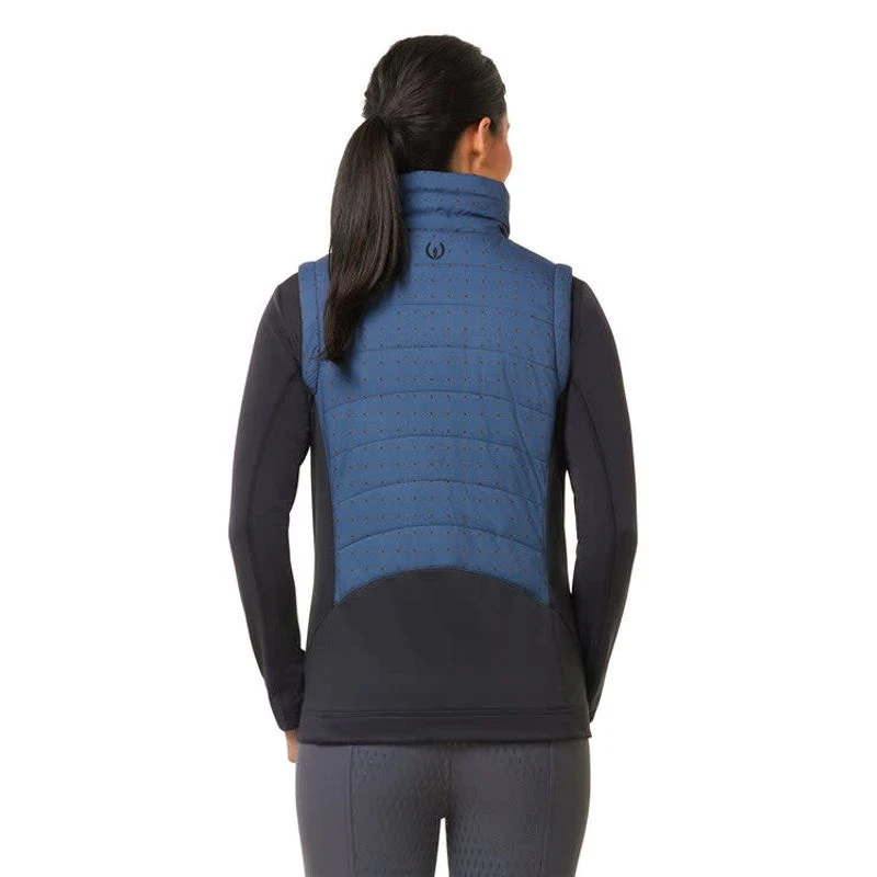 Kerrits Women's Full Motion Quilted Vest - Lake Herringbone Plaid 5 Kerrits Women's Full Motion Quilted Vest - Lake Herringbone Plaid - Image 3
