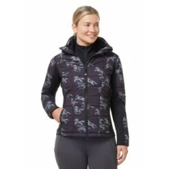Kerrits Women's Light & Lofty Quilted Jacket - Black Run Free -Best Equestrian Supplies 683030 800 800