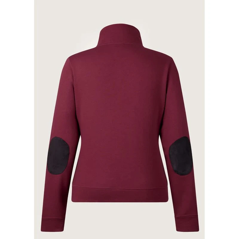 EQL Women's Wrap Front Fleece Jacket - Sangria 4 EQL Women's Wrap Front Fleece Jacket - Sangria - Image 2