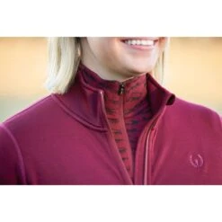Kerrits Women's Stable Temp Merino Wool Jacket - Sangria -Best Equestrian Supplies 693812 800 800