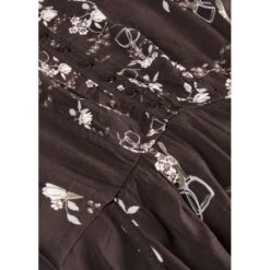 EQL Women's Gwenyth Ecovero Tunic Dress - Java Hunt Field Floral -Best Equestrian Supplies 694576 800 800