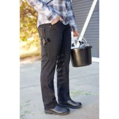 Kerrits Women's Pocketful Stretch Utility Pants - Black 8 Kerrits Women's Pocketful Stretch Utility Pants - Black -Best Equestrian Supplies 694897 800 800