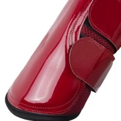 Horze Smoky Twilight Air Mesh Brushing Boots - Anemone Dark Pink -Best Equestrian Supplies 697104 800 800