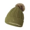 Horze Women's Joleen Knitted Pom Pom Hat - Fir Green 1 Horze Women's Joleen Knitted Pom Pom Hat - Fir Green -Best Equestrian Supplies 697190 800 800