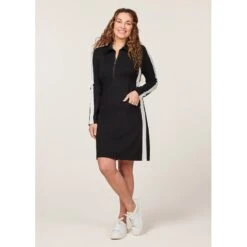 EQL Women's Ascent Ponte Tunic Dress - Black -Best Equestrian Supplies 700357 800 800