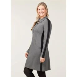 EQL Women's Ascent Ponte Tunic Dress - Charcoal Heather 9 EQL Women's Ascent Ponte Tunic Dress - Charcoal Heather -Best Equestrian Supplies 700473 800 800