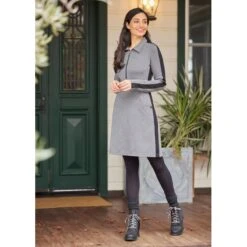 EQL Women's Ascent Ponte Tunic Dress - Charcoal Heather 11 EQL Women's Ascent Ponte Tunic Dress - Charcoal Heather -Best Equestrian Supplies 700475 800 800