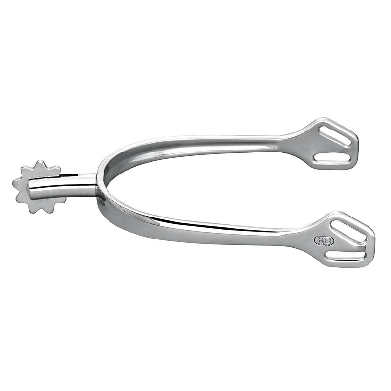 Herm Sprenger Ultra Fit 30mm Flat End 9pt Rowel Spurs - Stainless Steel 3 Herm Sprenger Ultra Fit 30mm Flat End 9pt Rowel Spurs - Stainless Steel