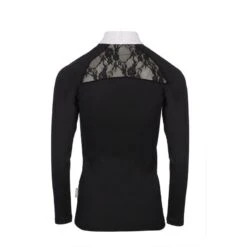 Horseware Women's Sara Long Sleeve Competition Shirt - Black -Best Equestrian Supplies 708830 800 800